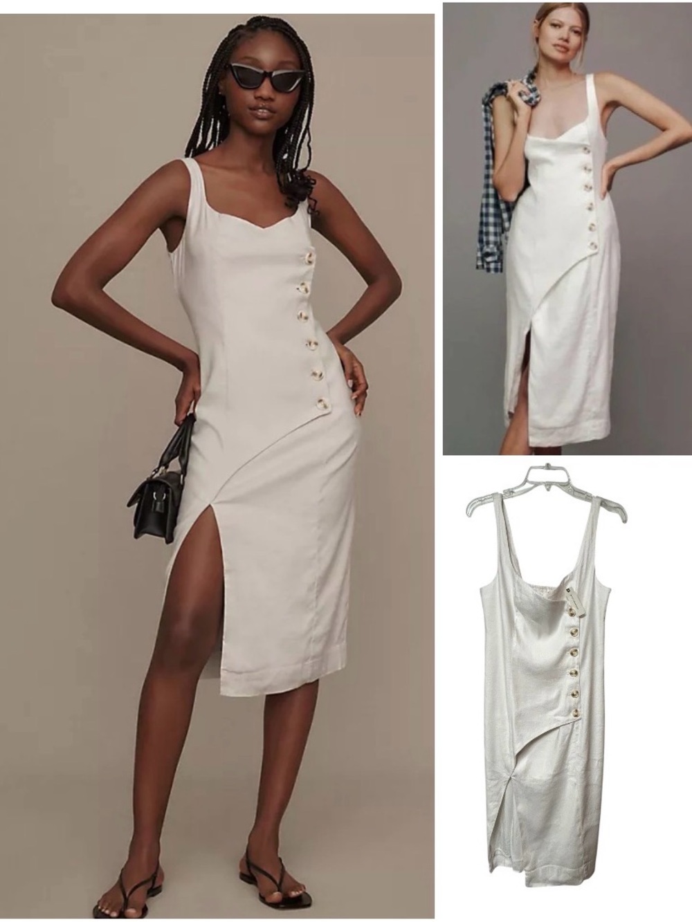 Anthropologie NWT Linen blend dress - Picture 1 of 12